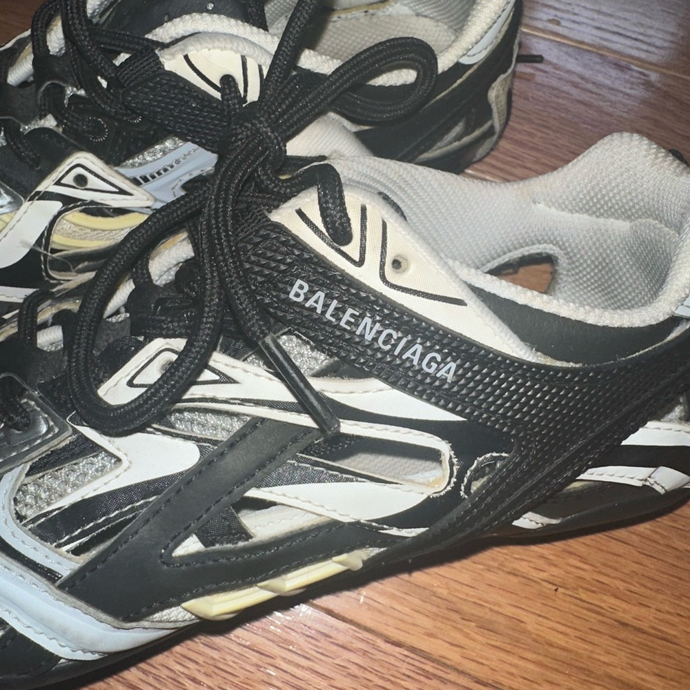 Balenciaga Black and White Sneakers